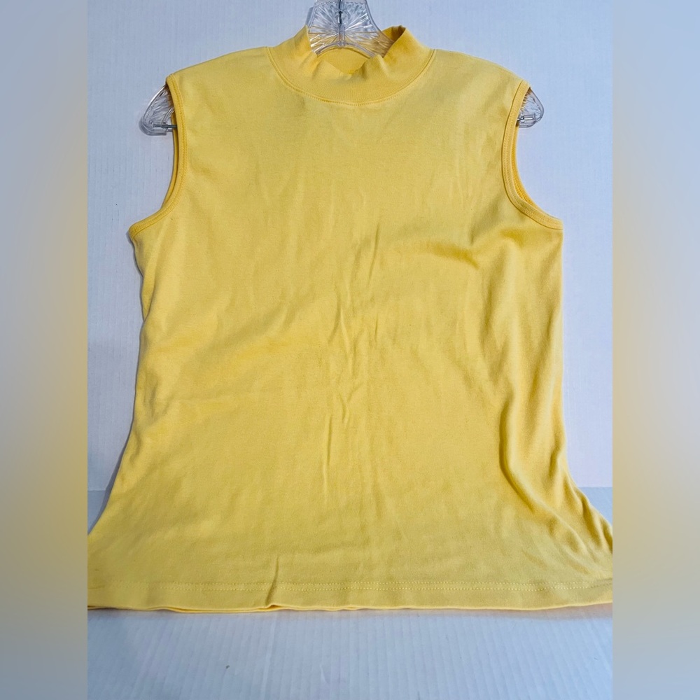 Hasting & Smith Yellow Sleeveless Women's Top